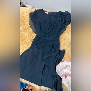 Elegant Blue Women's Dress